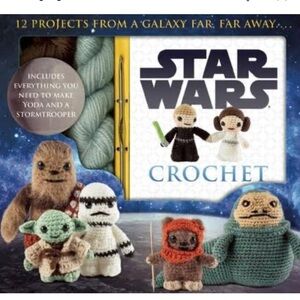 Star Wars crochet kit Yoda and stormtrooper new in sealed box